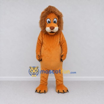Custom Orange and Brown Lion Mascot Costume Adult Full Body Suit for Children's Parties Custom Orange and Brown Lion Mascot Costume Adult Full Body Suit for Children's Parties