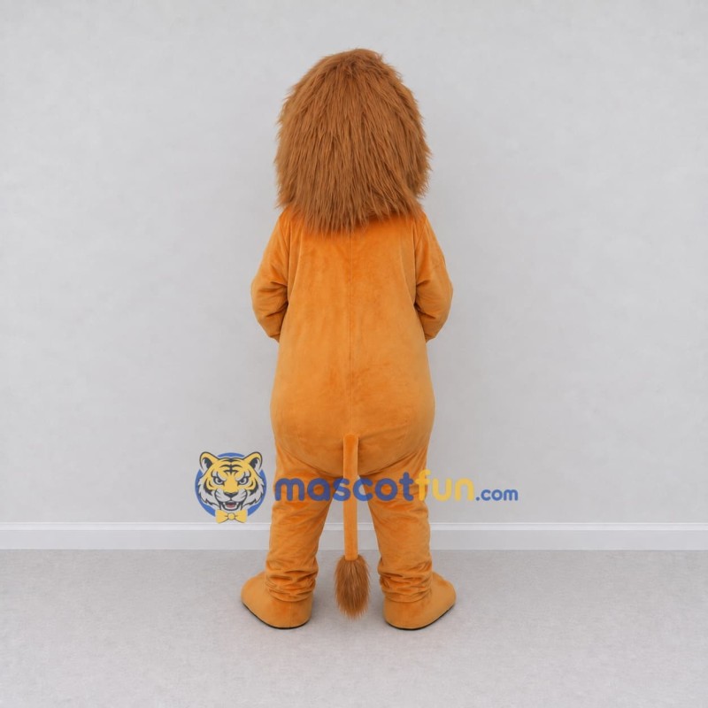 Custom Orange and Brown Lion Mascot Costume Adult Full Body Suit for Children's Parties Custom Orange and Brown Lion Mascot Costume Adult Full Body Suit for Children's Parties
