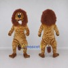 Custom Golden Brown and Brown Lion Mascot Costume Adult Full Body Suit for Wildlife Events
