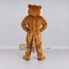 Custom Brown and White Big Cat Mascot Costume Adult Full Body Suit for Wildlife Events Custom Brown and White Big Cat Mascot Costume Adult Full Body Suit for Wildlife Events