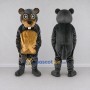Custom Dark Gray and Brown Rodent Mascot Costume Adult Full Body Suit for Wildlife Events