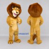 Custom Golden Brown and Brown Lion Mascot Costume Adult Full Body Suit for Wildlife Events