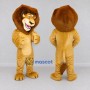 Custom Golden Brown and Brown Lion Mascot Costume Adult Full Body Suit for Wildlife Events