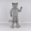 Custom Gray Dog Mascot Costume Adult Full Body Suit for Pet Events Custom Gray Dog Mascot Costume Adult Full Body Suit for Pet Events