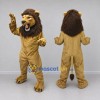 Custom Tan and Brown Lion Mascot Costume Adult Full Body Suit for Wildlife Events