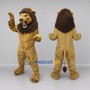 Custom Tan and Brown Lion Mascot Costume Adult Full Body Suit for Wildlife Events