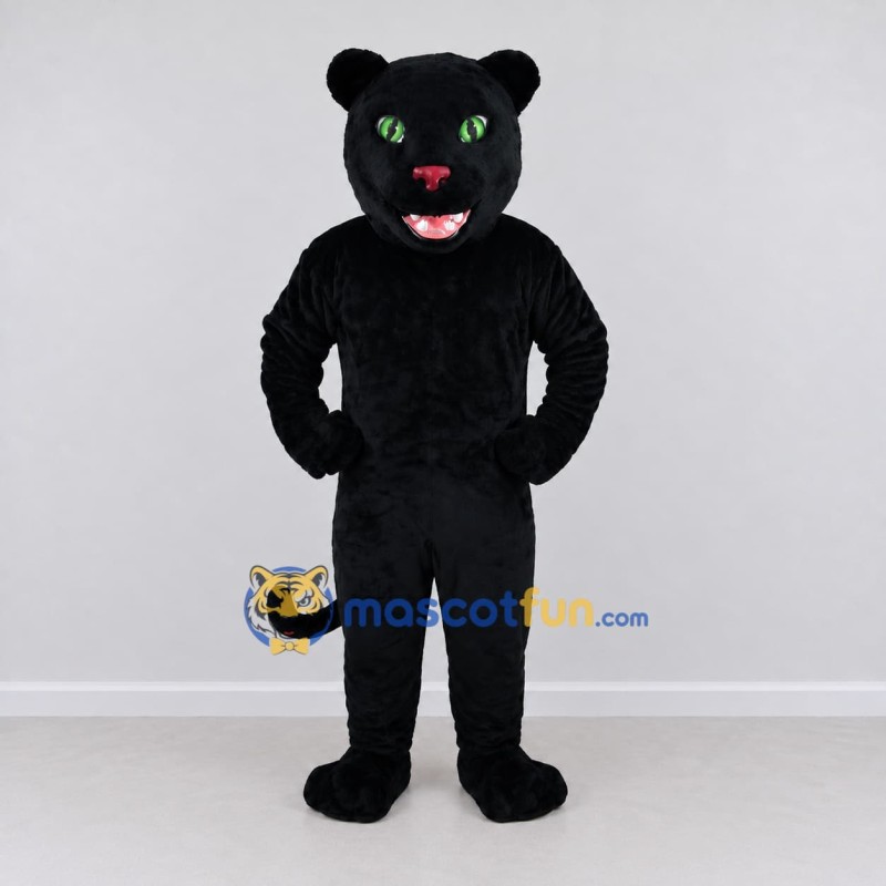 Custom Black Panther Mascot Costume Adult Full Body Suit for Wildlife Events Custom Black Panther Mascot Costume Adult Full Body Suit for Wildlife Events