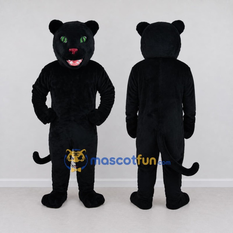 Custom Black Panther Mascot Costume Adult Full Body Suit for Wildlife Events Custom Black Panther Mascot Costume Adult Full Body Suit for Wildlife Events
