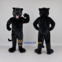 Custom Black Roaring Panther Mascot Costume Adult Full Body Suit for Wildlife Events