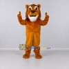 Custom Golden Brown and White Big Cat Mascot Costume Adult Full Body Suit for Wildlife Events