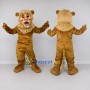 Custom Golden Brown and Tan Lion Mascot Costume Adult Full Body Suit for Wildlife Events