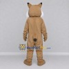 Custom Tan and White Lynx Mascot Costume Adult Full Body Suit for Wildlife Events Custom Tan and White Lynx Mascot Costume Adult Full Body Suit for Wildlife Events