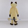 Custom Cream and Dark Brown Siamese Cat Mascot Costume Adult Full Body Suit for Pet Events Custom Cream and Dark Brown Siamese Cat Mascot Costume Adult Full Body Suit for Pet Events
