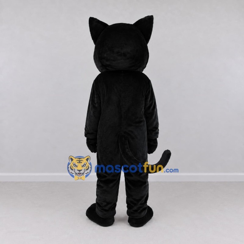 Custom Black Cat Mascot Costume Adult Full Body Suit for Halloween Events Custom Black Cat Mascot Costume Adult Full Body Suit for Halloween Events
