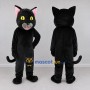 Custom Black Cat Mascot Costume Adult Full Body Suit for Halloween Events