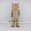 Custom Tan and White Wild Cat Mascot Costume Adult Full Body Suit for Wildlife Events Custom Tan and White Wild Cat Mascot Costume Adult Full Body Suit for Wildlife Events