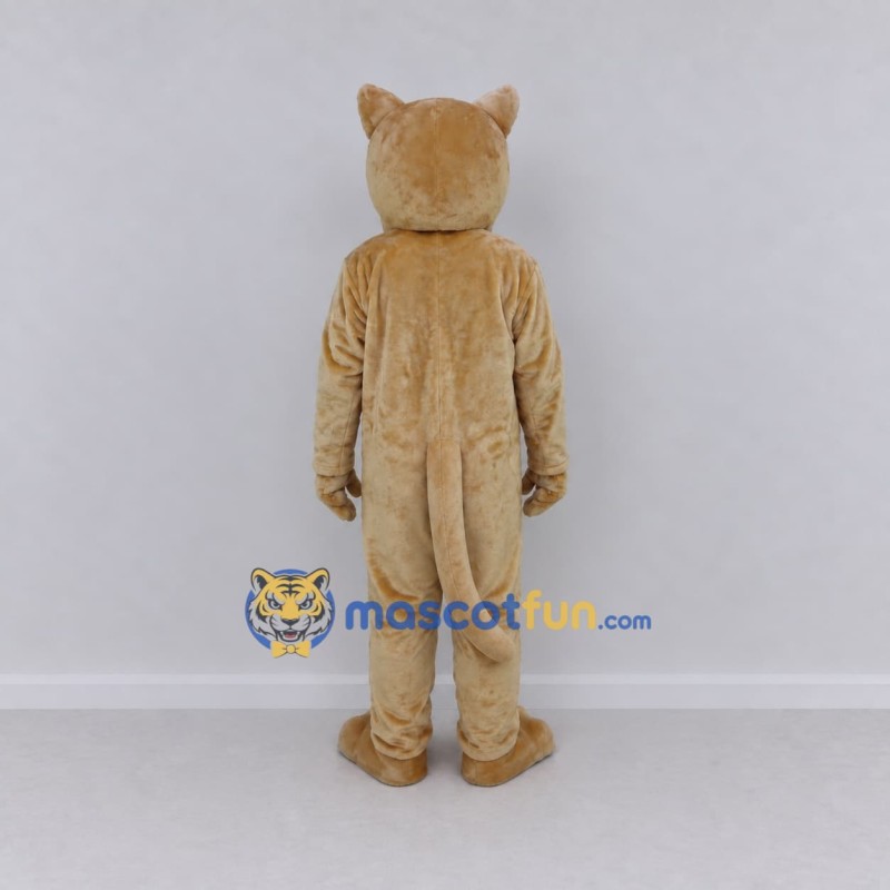 Custom Tan and White Cat Mascot Costume Adult Full Body Suit for Pet Events Custom Tan and White Cat Mascot Costume Adult Full Body Suit for Pet Events
