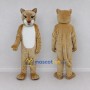Custom Tan and White Cat Mascot Costume Adult Full Body Suit for Pet Events