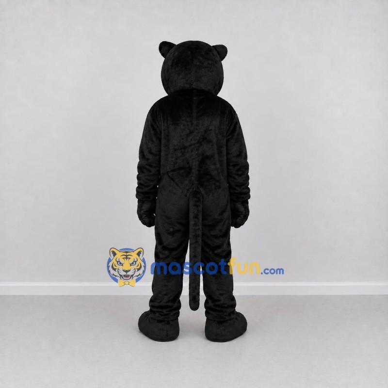 Custom Black Panther Mascot Costume Adult Full Body Suit for Sports Events Custom Black Panther Mascot Costume Adult Full Body Suit for Sports Events