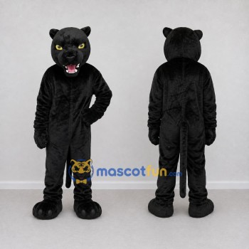 Custom Black Panther Mascot Costume Adult Full Body Suit for Sports Events