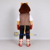 Custom Tan and Brown Lion in Vest Mascot Costume Adult Full Body Suit for Themed Parties