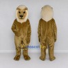 Custom Tan and Cream Lion Mascot Costume Adult Full Body Suit for Wildlife Events Custom Tan and Cream Lion Mascot Costume Adult Full Body Suit for Wildlife Events