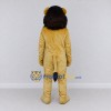 Custom Golden Yellow and Black Lion Mascot Costume Adult Full Body Suit for School Events Custom Golden Yellow and Black Lion Mascot Costume Adult Full Body Suit for School Events