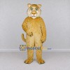 Custom Tan and White Wild Cat Mascot Costume Adult Full Body Suit for Wildlife Events Custom Tan and White Wild Cat Mascot Costume Adult Full Body Suit for Wildlife Events