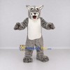 Custom Gray and White Tabby Cat Mascot Costume Adult Full Body Suit for Pet Events Custom Gray and White Tabby Cat Mascot Costume Adult Full Body Suit for Pet Events