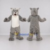 Custom Gray and White Tabby Cat Mascot Costume Adult Full Body Suit for Pet Events Custom Gray and White Tabby Cat Mascot Costume Adult Full Body Suit for Pet Events