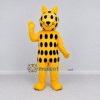 Custom Yellow and Black Spotted Cat Mascot Costume Adult Full Body Suit for School Events Custom Yellow and Black Spotted Cat Mascot Costume Adult Full Body Suit for School Events