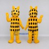 Custom Yellow and Black Spotted Cat Mascot Costume Adult Full Body Suit for School Events Custom Yellow and Black Spotted Cat Mascot Costume Adult Full Body Suit for School Events