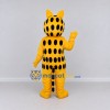 Custom Yellow and Black Spotted Cat Mascot Costume Adult Full Body Suit for School Events Custom Yellow and Black Spotted Cat Mascot Costume Adult Full Body Suit for School Events