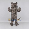 Custom Brown Black and White Leopard Mascot Costume Adult Full Body Suit for Wildlife Events Custom Brown Black and White Leopard Mascot Costume Adult Full Body Suit for Wildlife Events