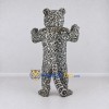Custom Gray Black and White Snow Leopard Mascot Costume Adult Full Body Suit for Wildlife Events Custom Gray Black and White Snow Leopard Mascot Costume Adult Full Body Suit for Wildlife Events