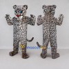 Custom Brown Black and White Leopard Mascot Costume Adult Full Body Suit for Wildlife Events Custom Brown Black and White Leopard Mascot Costume Adult Full Body Suit for Wildlife Events