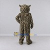 Custom Brown and Black Leopard Mascot Costume Adult Full Body Suit for Wildlife Events