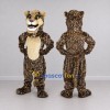 Custom Brown Black and Tan Spotted Cat Mascot Costume Adult Full Body Suit for Wildlife Events Custom Brown Black and Tan Spotted Cat Mascot Costume Adult Full Body Suit for Wildlife Events