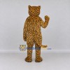 Custom Yellow and Black Leopard Mascot Costume Adult Full Body Suit for Wildlife Events