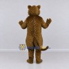 Custom Brown and Tan Spotted Cat Mascot Costume Adult Full Body Suit for Wildlife Events Custom Brown and Tan Spotted Cat Mascot Costume Adult Full Body Suit for Wildlife Events
