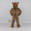 Custom Tan and Black Leopard Mascot Costume Adult Full Body Suit for Wildlife Events Custom Tan and Black Leopard Mascot Costume Adult Full Body Suit for Wildlife Events