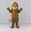 Custom Brown and Tan Spotted Cat Mascot Costume Adult Full Body Suit for Wildlife Events Custom Brown and Tan Spotted Cat Mascot Costume Adult Full Body Suit for Wildlife Events
