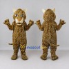 Custom Brown and Tan Spotted Cat Mascot Costume Adult Full Body Suit for Wildlife Events Custom Brown and Tan Spotted Cat Mascot Costume Adult Full Body Suit for Wildlife Events