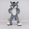 Custom Gray and White Cat Mascot Costume Adult Full Body Suit for Pet Events Custom Gray and White Cat Mascot Costume Adult Full Body Suit for Pet Events
