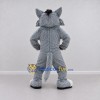 Custom Gray and White Cat Mascot Costume Adult Full Body Suit for Pet Events Custom Gray and White Cat Mascot Costume Adult Full Body Suit for Pet Events