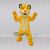 Custom Yellow and Cream Lion Cub Mascot Costume Adult Full Body Suit for School Events Custom Yellow and Cream Lion Cub Mascot Costume Adult Full Body Suit for School Events