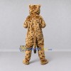 Custom Tan and Black Cheetah Mascot Costume Adult Full Body Suit for Wildlife Events Custom Tan and Black Cheetah Mascot Costume Adult Full Body Suit for Wildlife Events