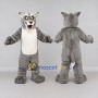 Custom Gray and White Tabby Cat Mascot Costume Adult Full Body Suit for Pet Events