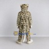 Custom Gray and White Snow Leopard Mascot Costume Adult Full Body Suit for Wildlife Events Custom Gray and White Snow Leopard Mascot Costume Adult Full Body Suit for Wildlife Events