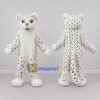 Custom White and Black Spotted Cat Mascot Costume Adult Full Body Suit for School Events Custom White and Black Spotted Cat Mascot Costume Adult Full Body Suit for School Events